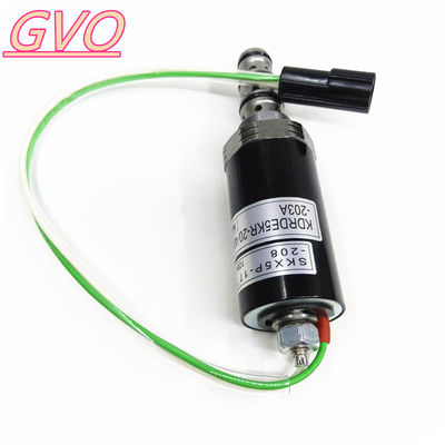 KDRDE5KR-20 40C07-203A Kobelco SK60-3 SK200-2 için solenoid valfi