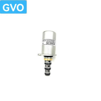 KWE5K-50/G24DB50 Ekskavatör Hidrolik Pompa Emniyet Kilidi Solenoid Valfı SK200-8 SK170-8 SK210-8 için