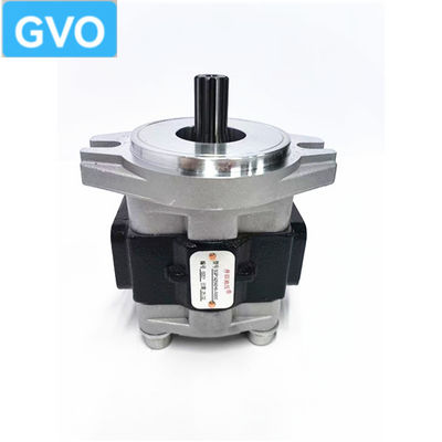 Tekerlekli kazıcı Shimadzu 25 Displacement Pompa Vücudu Yan giriş ve yan çıkışlı Sağ el dişli pilot pompası