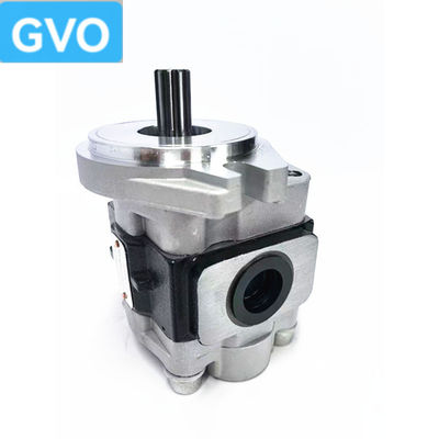 Tekerlekli kazıcı Shimadzu 25 Displacement Pompa Vücudu Yan giriş ve yan çıkışlı Sağ el dişli pilot pompası