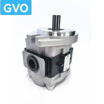 Tekerlekli kazıcı Shimadzu 25 Displacement Pompa Vücudu Yan giriş ve yan çıkışlı Sağ el dişli pilot pompası